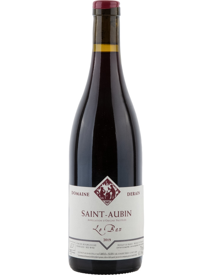 Pinot Noir Saint-Aubin rouge Le Ban AOP 2019 DOMINIQUE DERAIN (bio)