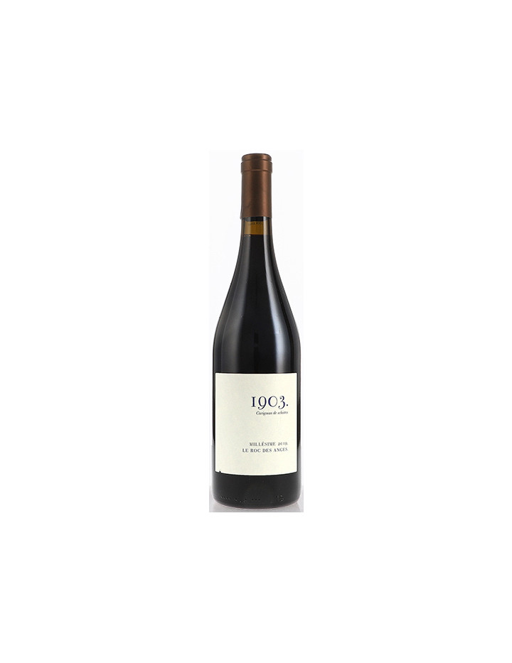 Carignan 1903 Cotes Catalanes rouge IGP 2019 ROC DES ANGES (bio)